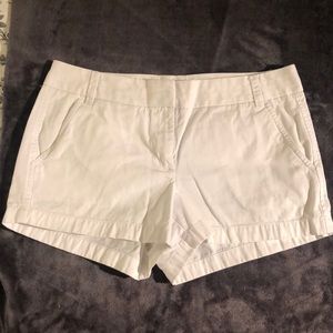 J. Crew 3” Chino Shorts - White